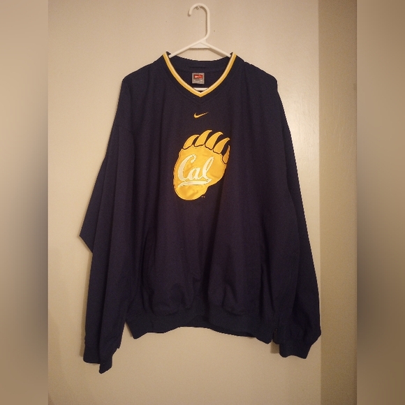 Nike Vintage 90's University Of California Berkeley Bears Pullover Windbreaker - Picture 1 of 8